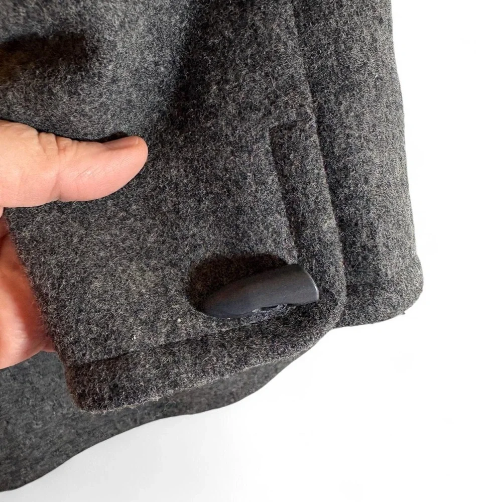 Vintage Hunt Club grey merino/lamb’s wool coat - Picture 5 of 8